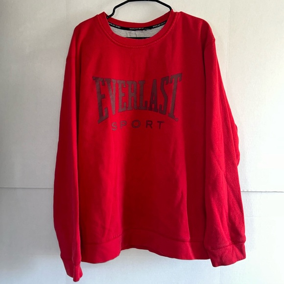 Everlast Sport Sweatshirt Red size XXL vintage - Picture 1 of 5